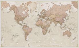 Huge Antique World Map (Paper)