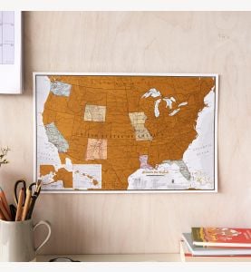 Scratch the USA - Travel edition (Silk Art Paper)