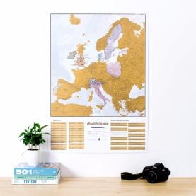Scratch Europe Print (Silk Art Paper)