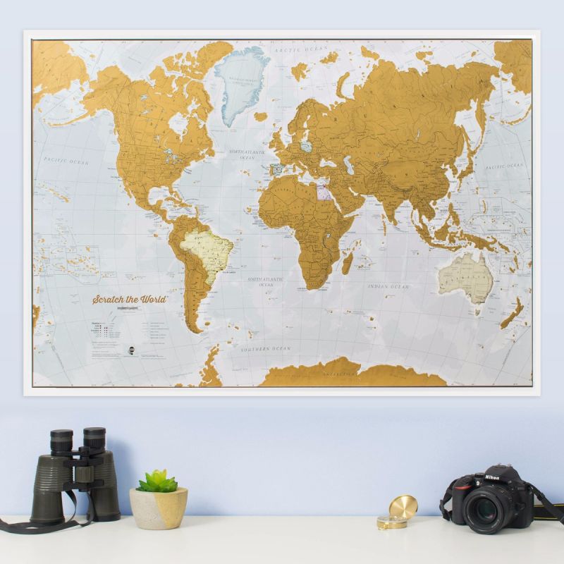 Scratch Map - Scratch the world with a scrape map