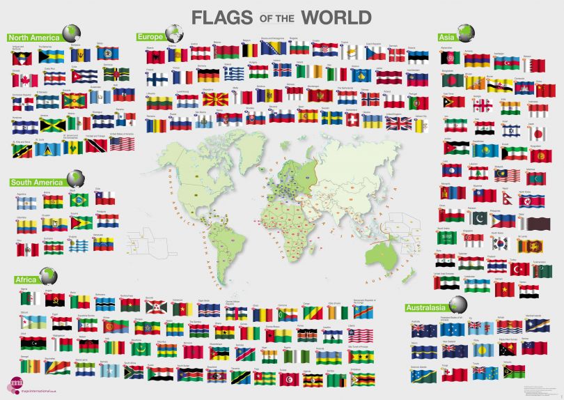 Flags of the World poster