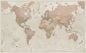 Medium Antique World Map (Paper)