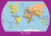 Personalized Child's World Map