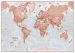 The World Is Art Wall Map - Red