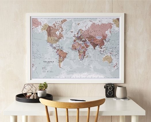 world-wall maps